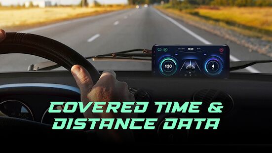 Скачать бесплатно GPS спидометр: автомобиль приборная доска OBD2 [Открты функции] 1.0.3 - RUS apk на Андроид
