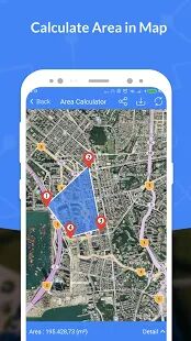 Скачать бесплатно GPS, Maps, Navigate, Traffic & Area Calculating [Разблокированная] 1.3.3 - RUS apk на Андроид