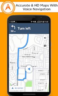 Скачать бесплатно Голосовой GPS вождения - Направления навигации GPS [Все функции] 1.0.7 - Русская версия apk на Андроид