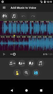 Скачать бесплатно Add Music to Voice [Полная] Зависит от устройства - RU apk на Андроид