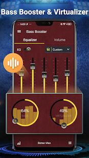 Скачать бесплатно Эквалайзер - Усилитель громкости и Усилитель баса [Максимальная] 1.6.0 - RUS apk на Андроид