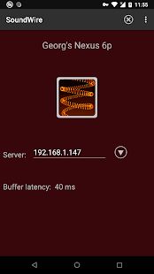 Скачать бесплатно SoundWire (free) [Максимальная] Зависит от устройства - Русская версия apk на Андроид