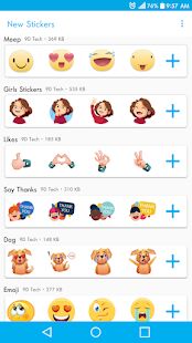 Скачать бесплатно новые наклейки для Общаясь - Stickers for WhatsApp [Максимальная] 2.9 - RU apk на Андроид