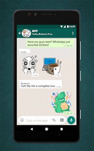 Скачать бесплатно Free Messenger Whats Stickers New [Открты функции] 1.0 - RUS apk на Андроид