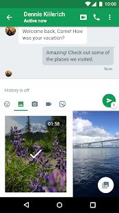 Скачать бесплатно Hangouts [Разблокированная] Зависит от устройства - RUS apk на Андроид