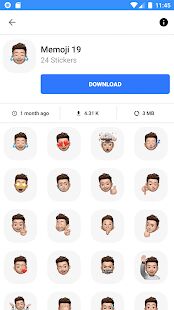 Скачать бесплатно Memoji Emojis Stickers For WhatsApp WAStickerApps [Разблокированная] 1.5 - RU apk на Андроид