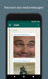 Скачать бесплатно WAMR - Recover deleted messages & status download [Максимальная] 0.11.0 - RU apk на Андроид