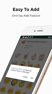 Скачать бесплатно Big Emoji & Memoji Stickers For Whatsapp [Открты функции] 1.0.43 - RU apk на Андроид