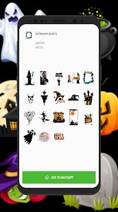 Скачать бесплатно Halloween Stickers 2021 WAStickerApps [Без рекламы] 1.0 - Русская версия apk на Андроид