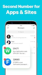 Скачать бесплатно 2nd Line: Second Phone Number for Texts & Calls [Разблокированная] 1.3.2 - RU apk на Андроид