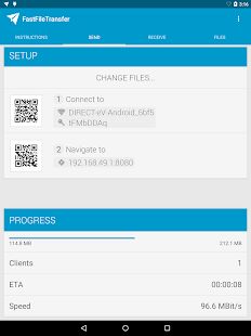 Скачать бесплатно FastFileTransfer [Без рекламы] 2.1.5 - RU apk на Андроид