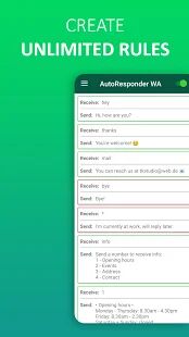 Скачать бесплатно Автоответчик для WhatsApp - Автоматический ответ [Полная] 2.0.4 - RU apk на Андроид