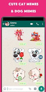 Скачать бесплатно WAStickerApps мем наклейки, любовные наклейки [Открты функции] 3.0 - RUS apk на Андроид