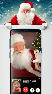 Скачать бесплатно Санта-Клаус видео звонок (розыгрыш) [Разблокированная] 2.0 - RU apk на Андроид