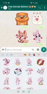 Скачать бесплатно Beautiful Animals Stickers 