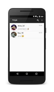 Скачать бесплатно Triple чат, знакомства онлайн [Без рекламы] 1.6.4 - RUS apk на Андроид