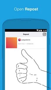 Скачать бесплатно Repost for Instagram [Разблокированная] 3.4.2 - RUS apk на Андроид