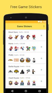 Скачать бесплатно Игровые наклейки для WhatsApp - WAStickerApps [Без рекламы] 1.0.2 - RU apk на Андроид