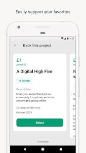 Скачать бесплатно Kickstarter [Максимальная] 2.15.0 - Русская версия apk на Андроид