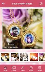 Скачать бесплатно Любовь фоторамки - Love Locket Photo Editor [Без рекламы] 4.2 - RUS apk на Андроид