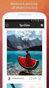 Скачать бесплатно QuickSave ­- Скачать Instagram [Все функции] 2.4.1 - Русская версия apk на Андроид